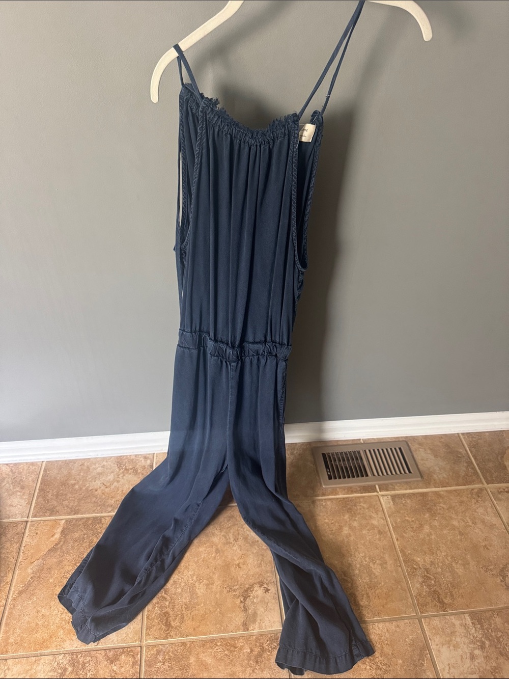 Cloth and Stone Navy Blue Women's Wide-Leg Jumpsuit